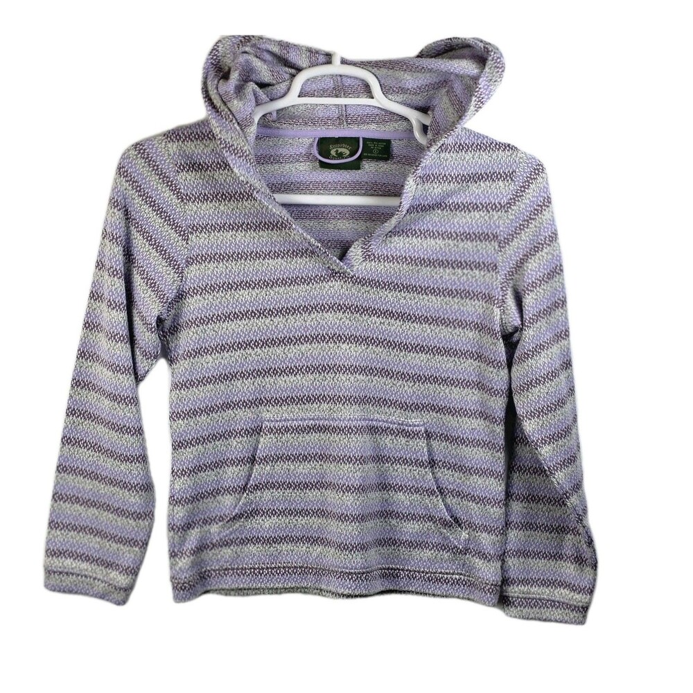 Stillwater‎ Supply Co Sweatshirt Womens Small Purple/ White Hoodie